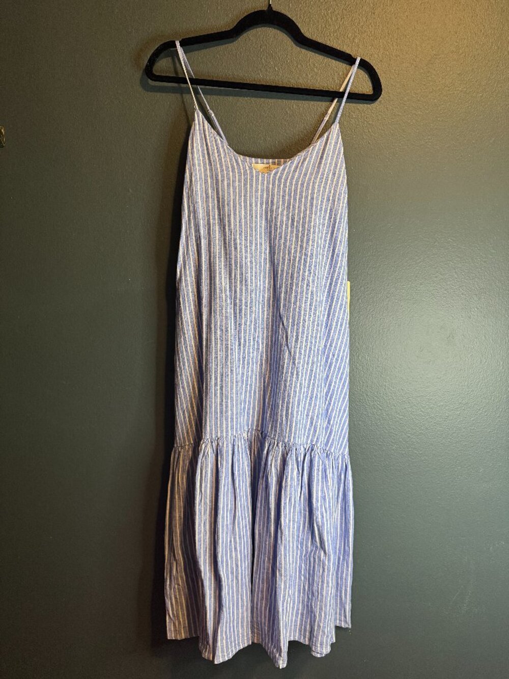 Trovata Ari Midi Dress in Regatta Stripe